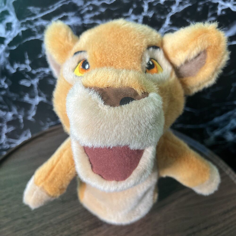 Vintage Disney Lion King 2 Puppet Plush Simba Pride KIARA Cub Hand 10"